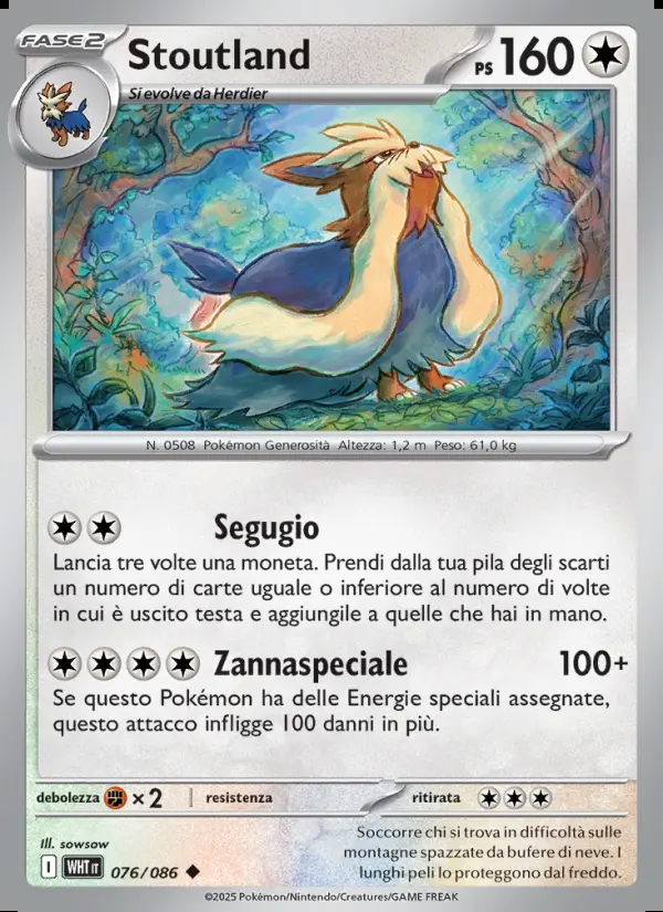 Image of the card Stoutland