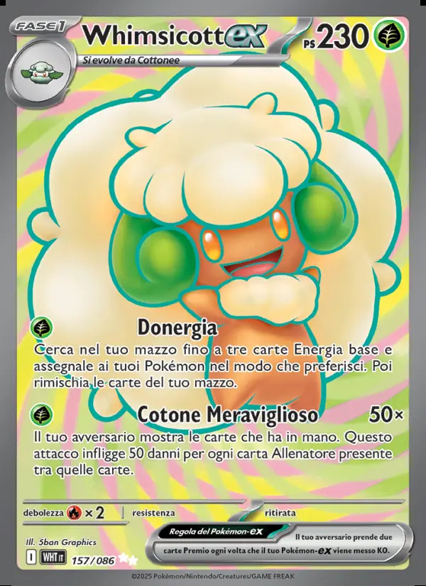Image of the card Whimsicott-ex