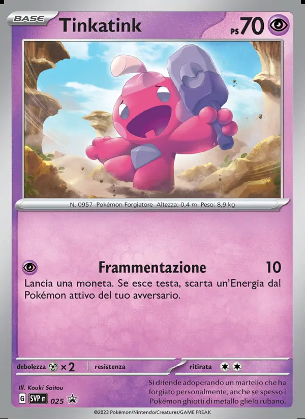 Image of the card Tinkatink