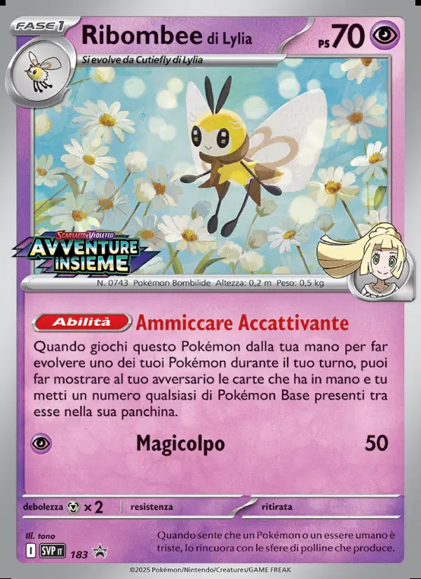 Image of the card Ribombee di Lylia