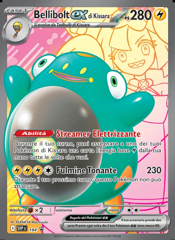 Image of the card Bellibolt-ex di Kissara