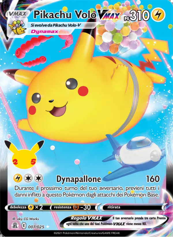 Image of the card Pikachu Volo VMAX