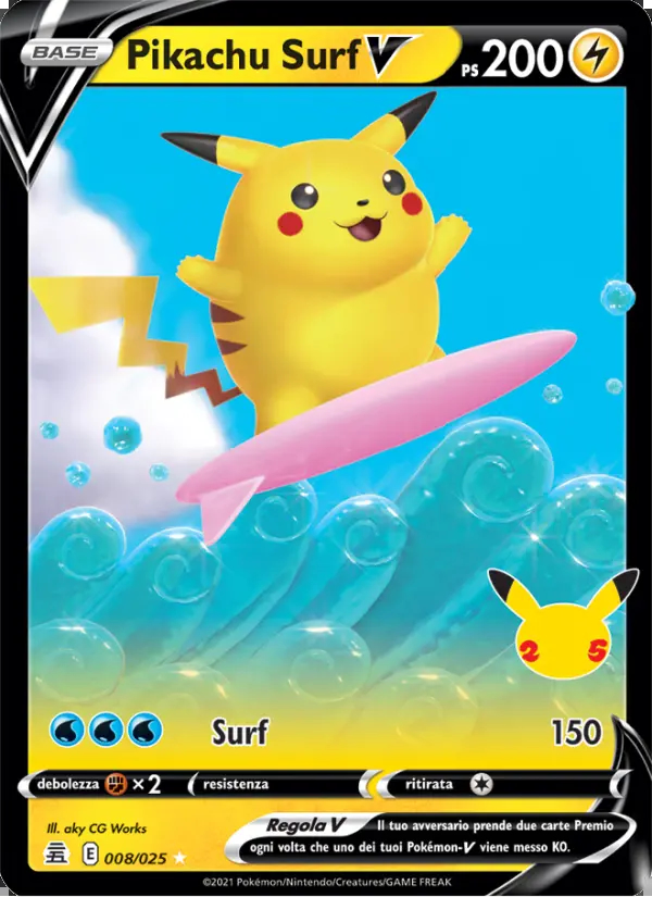 Image of the card Pikachu Surf V