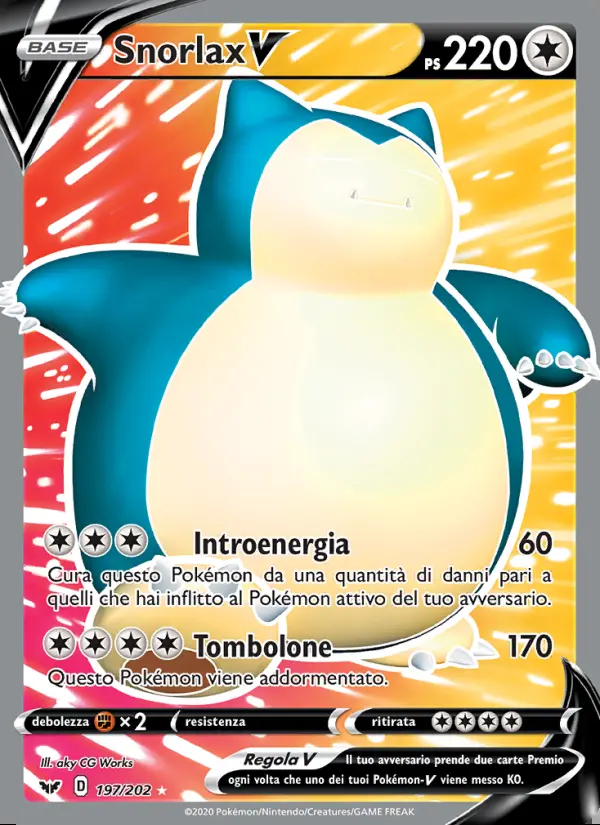 Image of the card Snorlax V