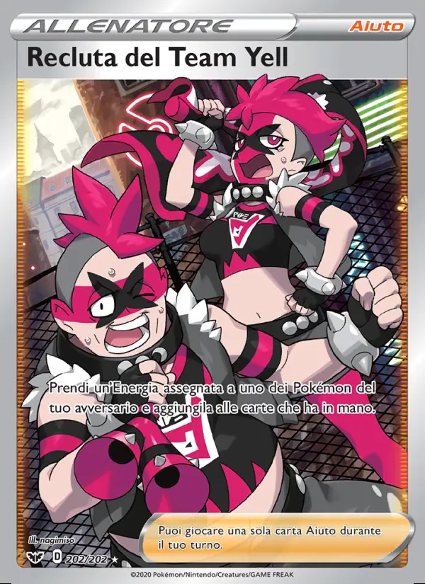 Image of the card Recluta del Team Yell