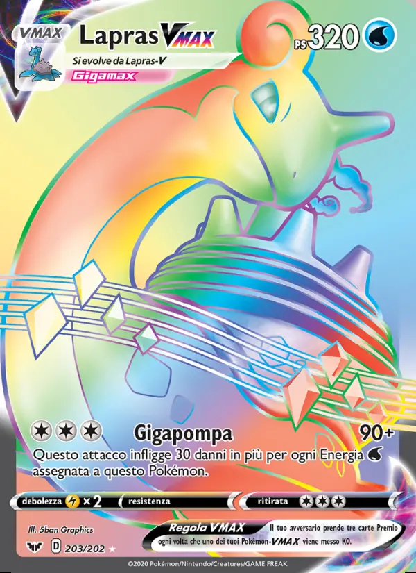 Image of the card Lapras VMAX