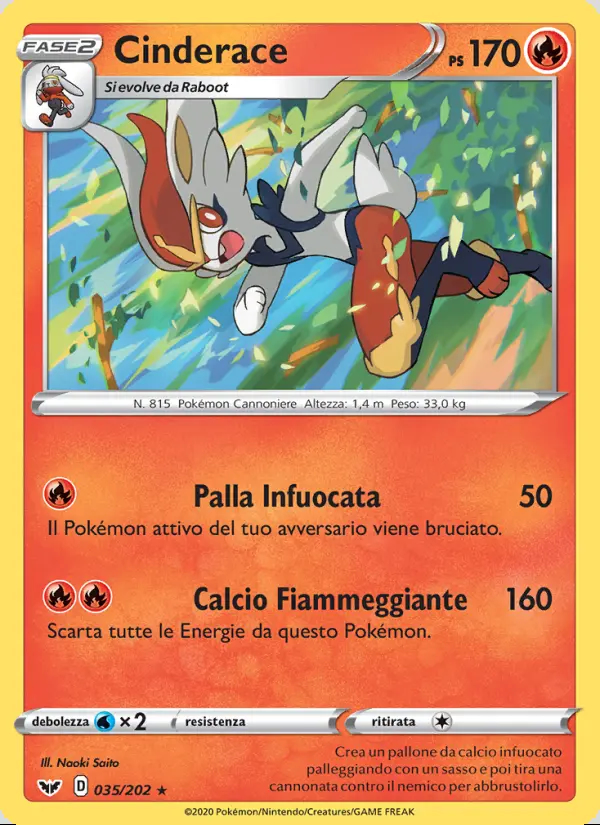 Image of the card Cinderace