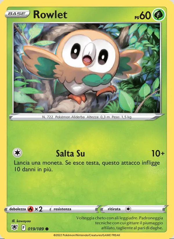 Image of the card Rowlet