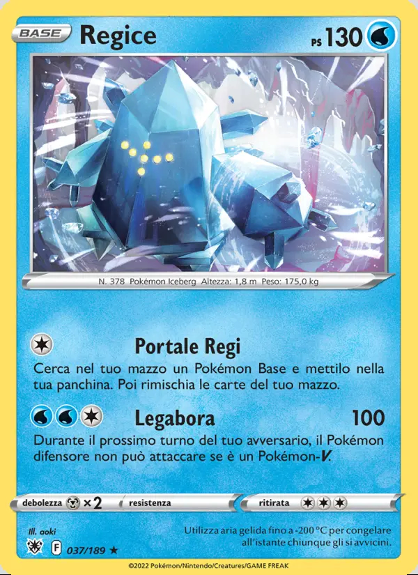 Image of the card Regice