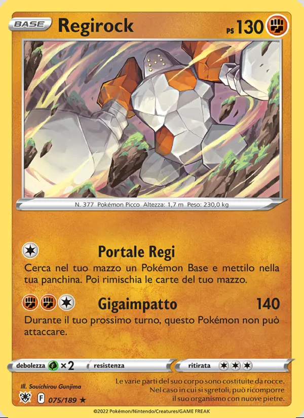 Image of the card Regirock