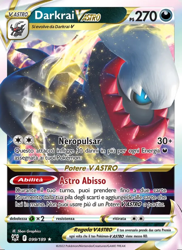 Image of the card Darkrai V ASTRO