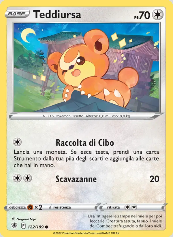 Image of the card Teddiursa