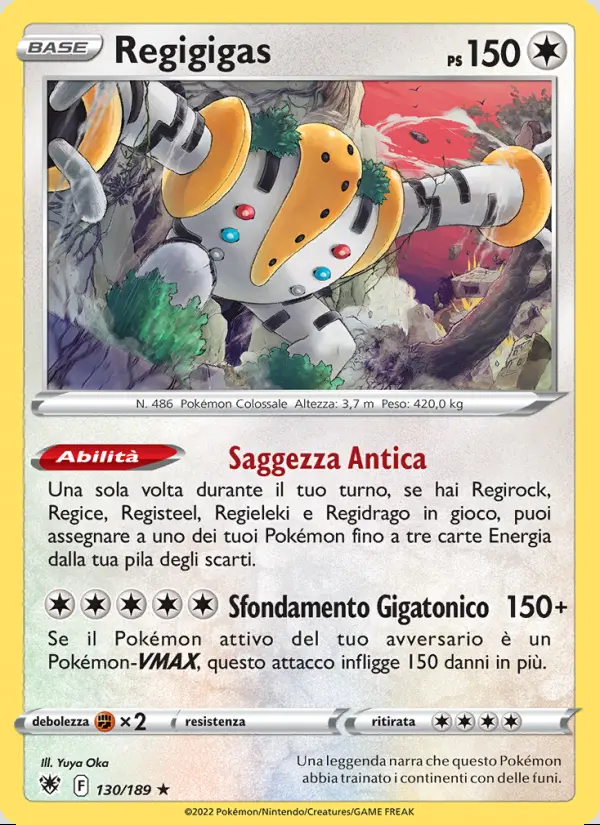 Image of the card Regigigas