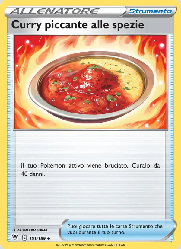 Image of the card Curry piccante alle spezie