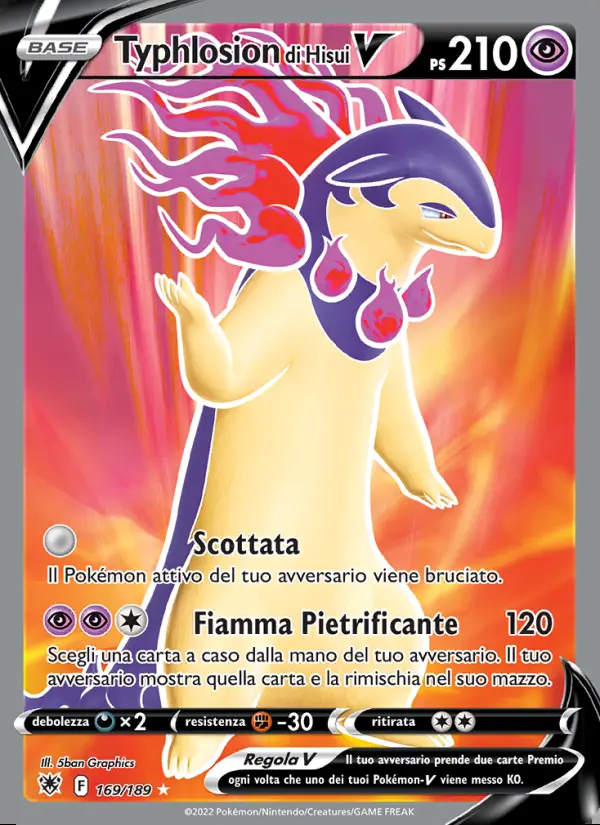 Image of the card Typhlosion di Hisui V