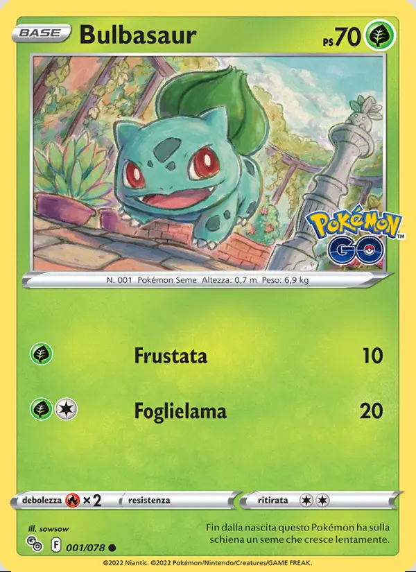 Image of the card Bulbasaur