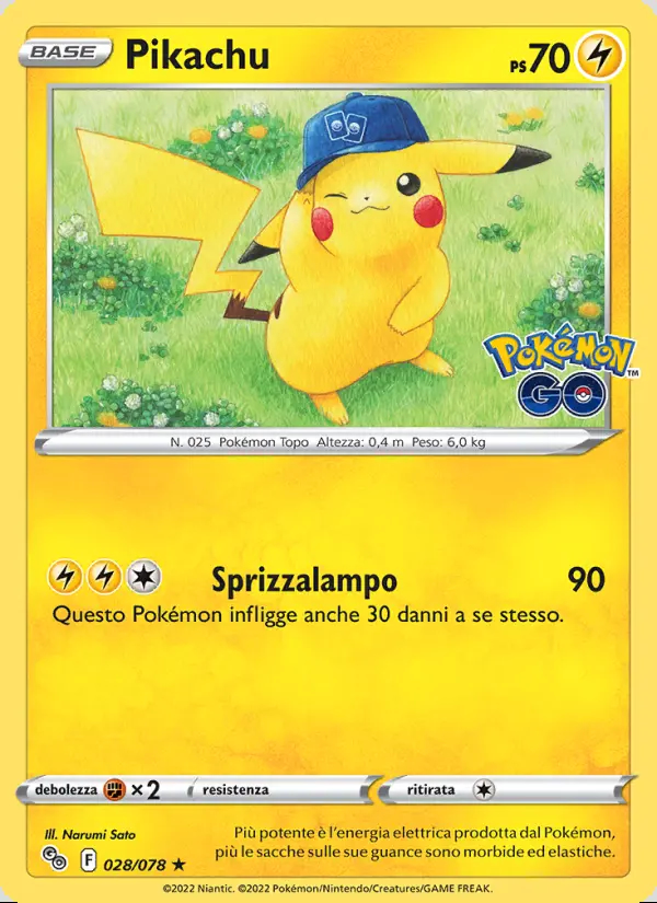 Image of the card Pikachu