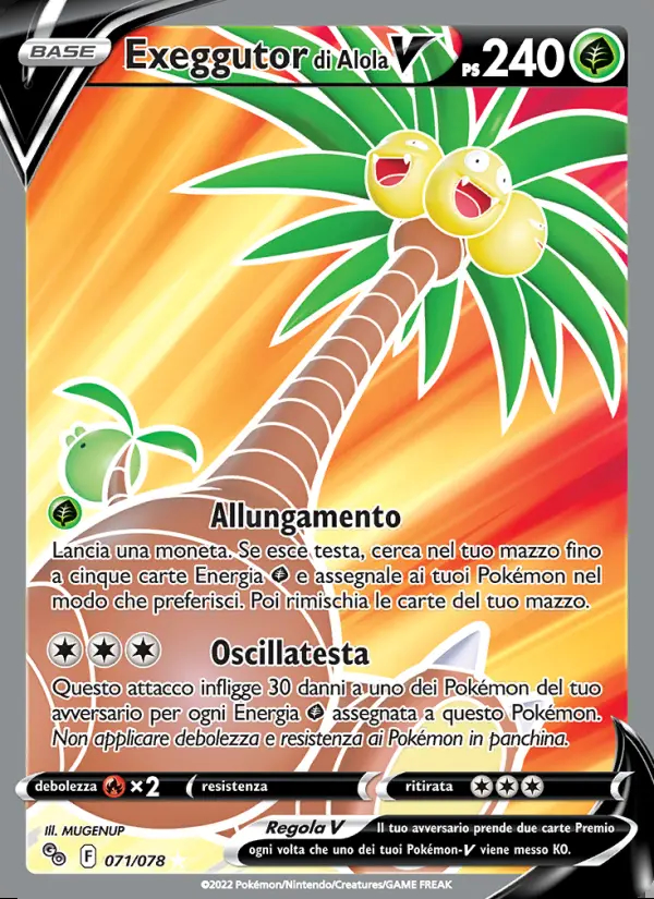 Image of the card Exeggutor di Alola V