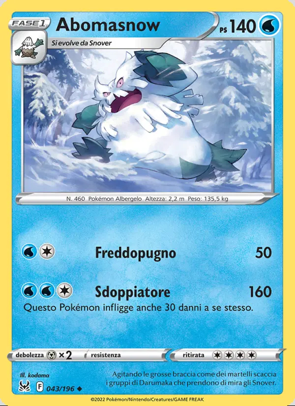 Image of the card Abomasnow