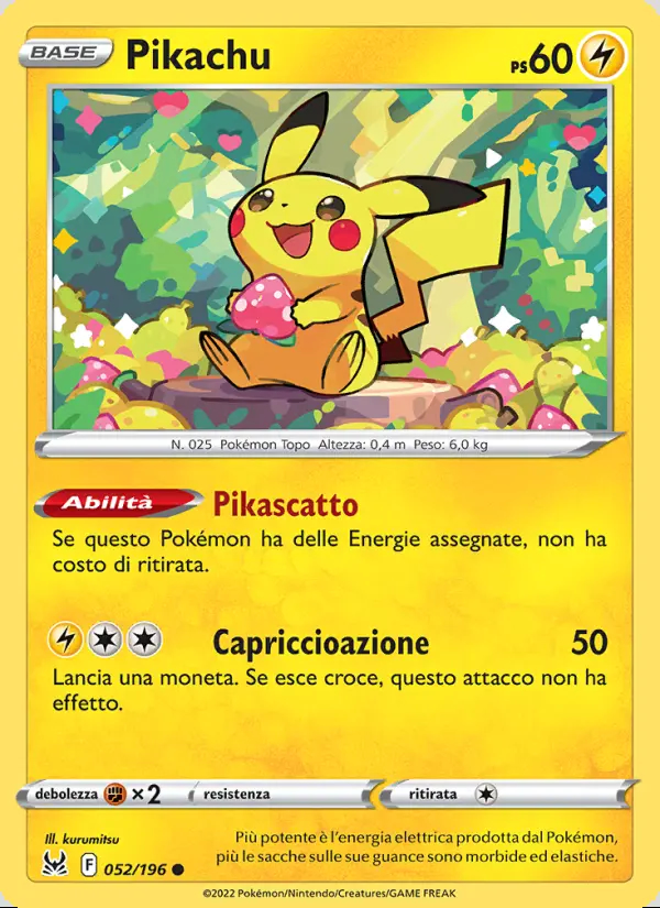 Image of the card Pikachu