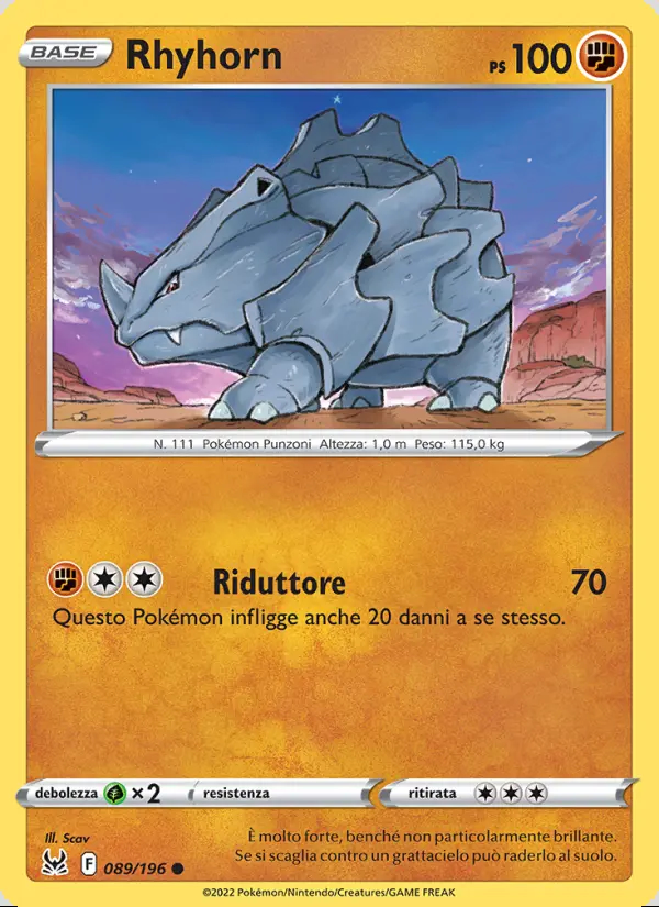 Image of the card Rhyhorn