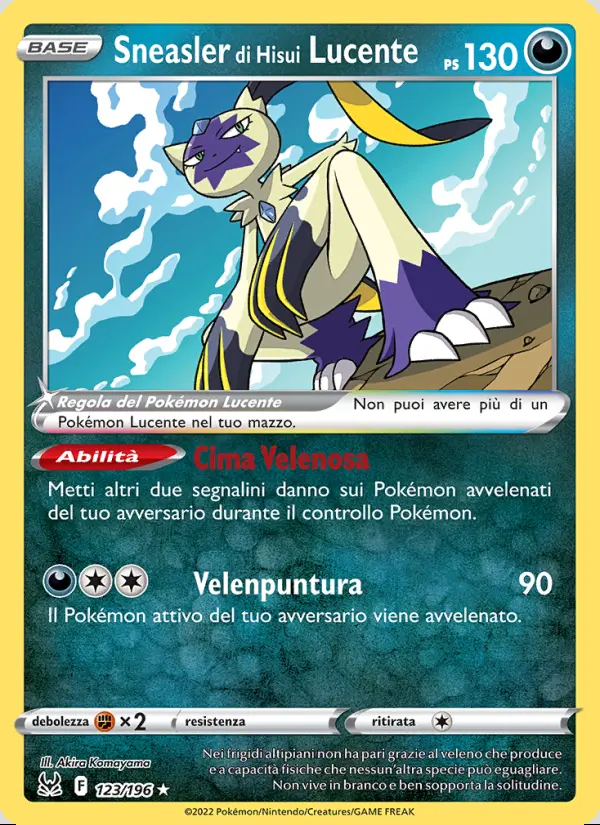 Image of the card Sneasler di Hisui Lucente
