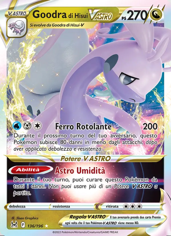 Image of the card Goodra di Hisui V ASTRO