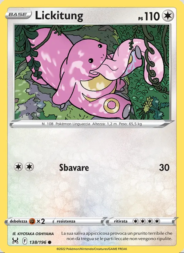 Image of the card Lickitung