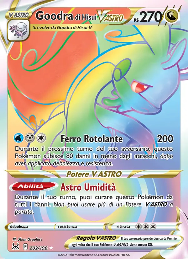 Image of the card Goodra di Hisui V ASTRO