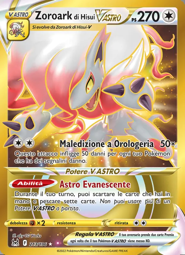 Image of the card Zoroark di Hisui V ASTRO