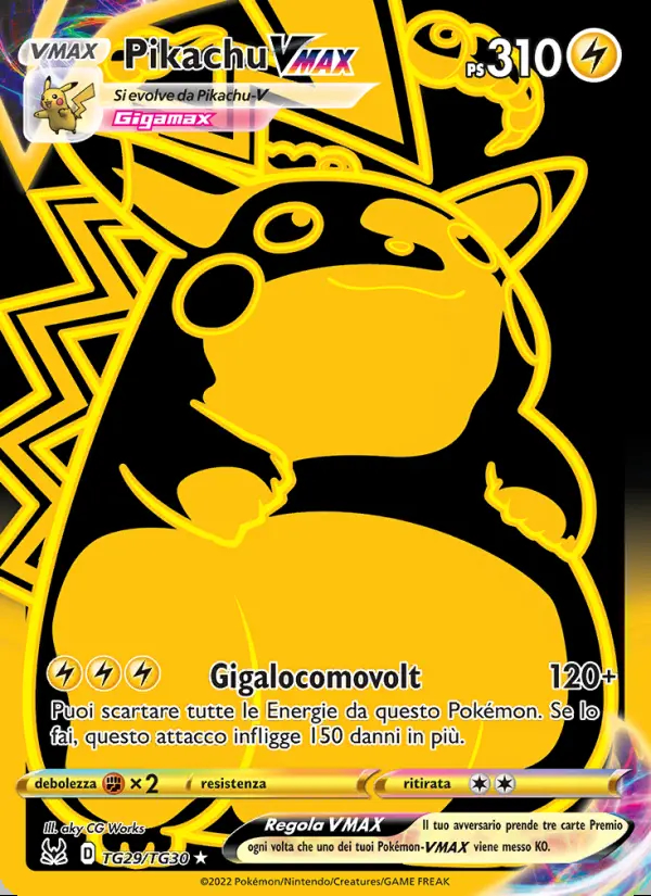 Image of the card Pikachu VMAX