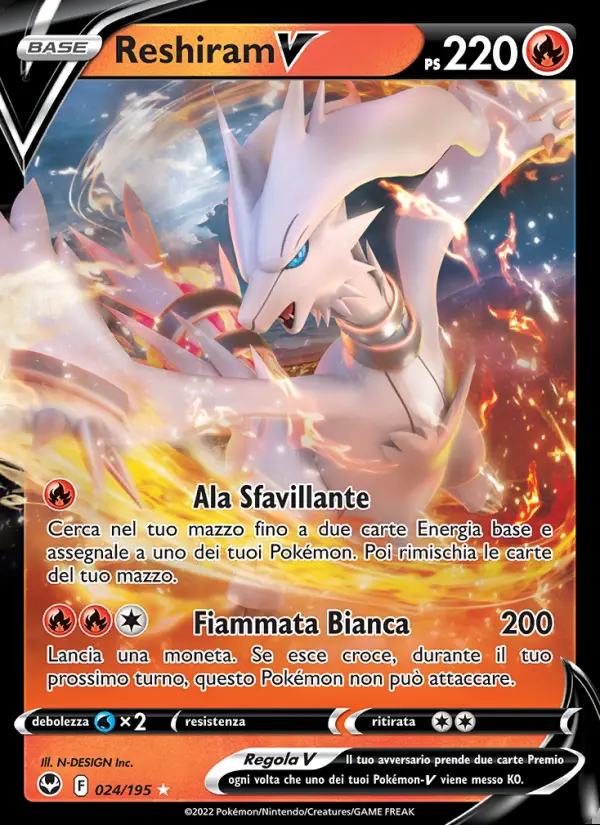 Image of the card Reshiram V