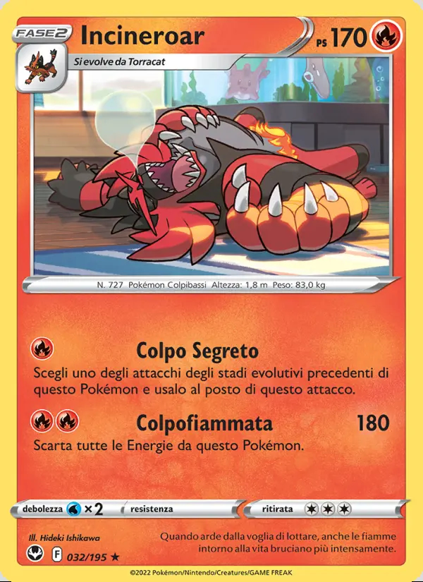 Image of the card Incineroar