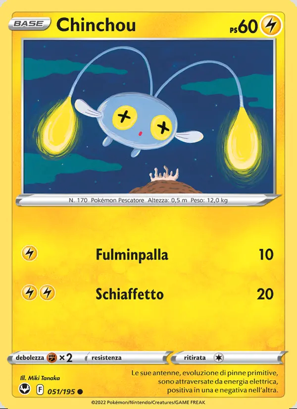 Image of the card Chinchou