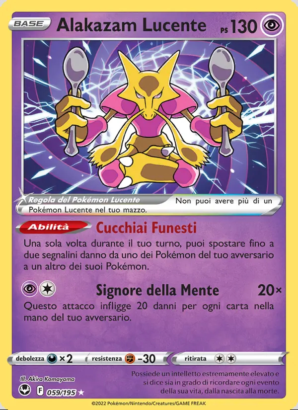 Image of the card Alakazam Lucente