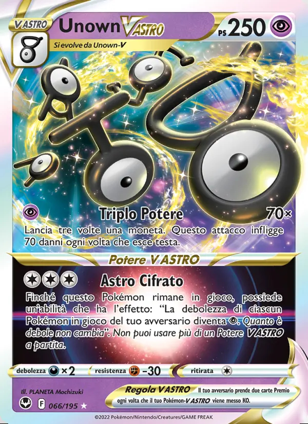Image of the card Unown V ASTRO