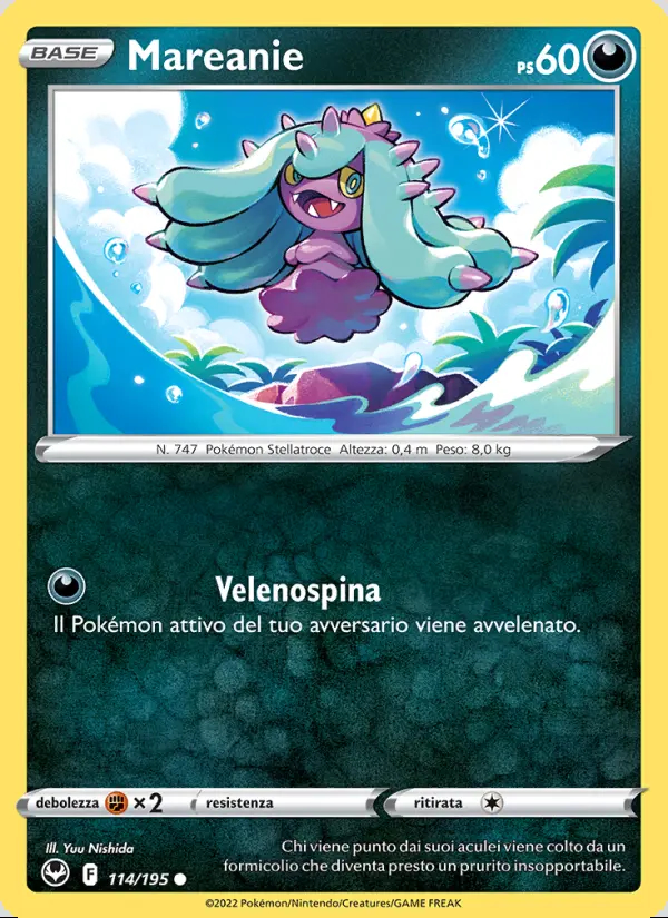 Image of the card Mareanie