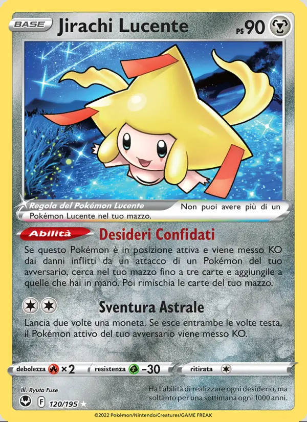 Image of the card Jirachi Lucente