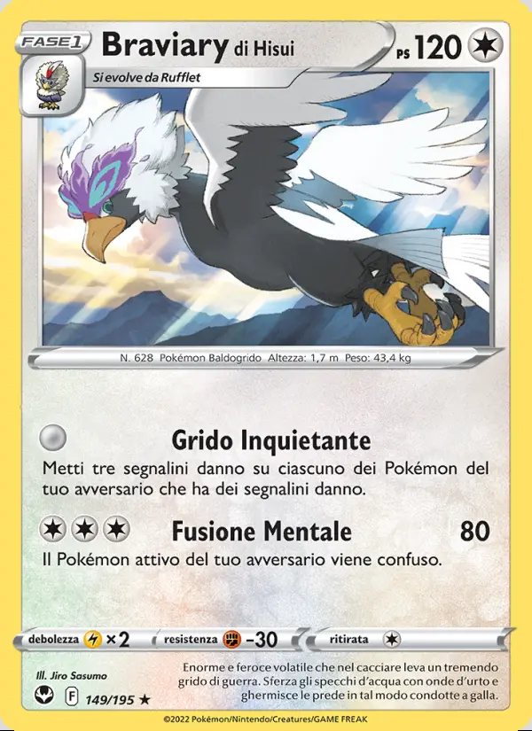 Image of the card Braviary di Hisui