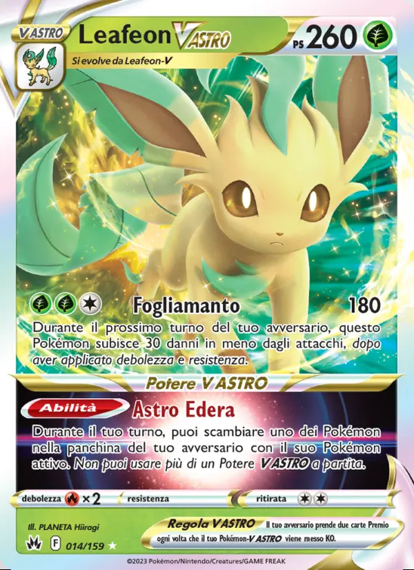 Image of the card Leafeon V ASTRO
