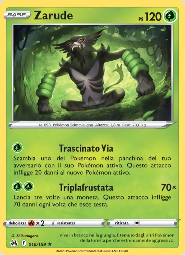 Image of the card Zarude