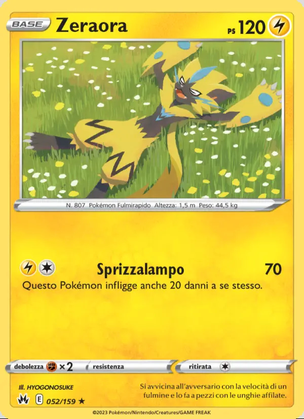 Image of the card Zeraora