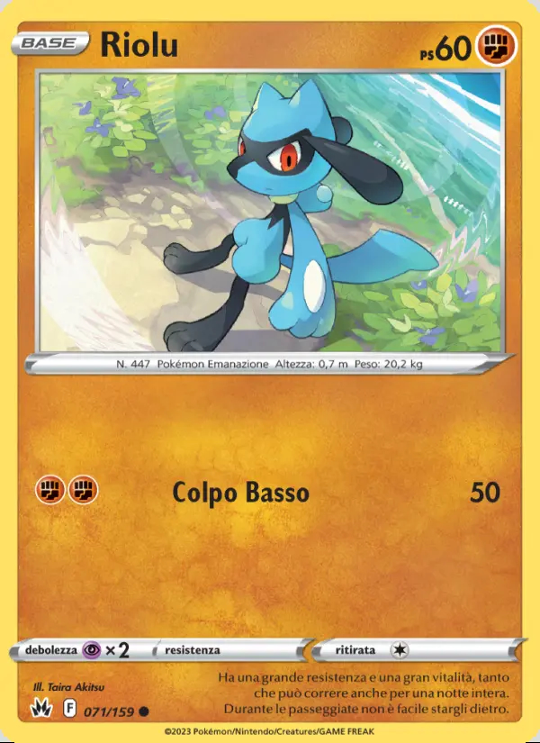 Image of the card Riolu