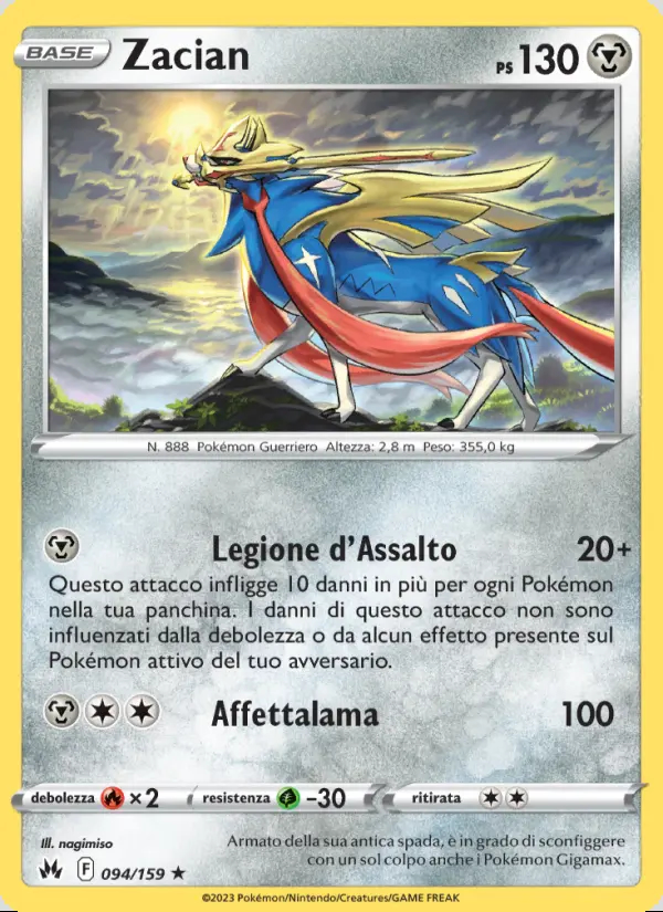 Image of the card Zacian