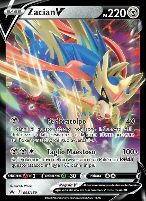 Image of the card Zacian V