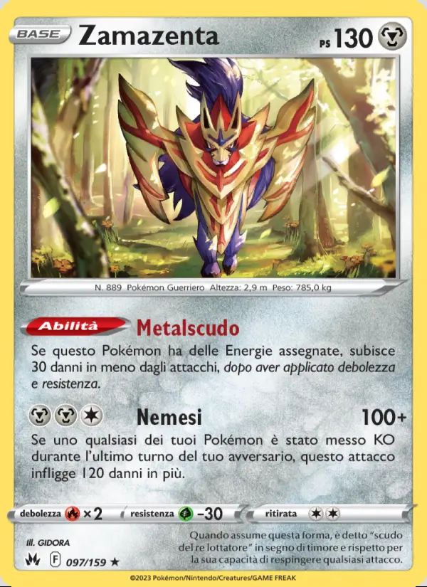 Image of the card Zamazenta