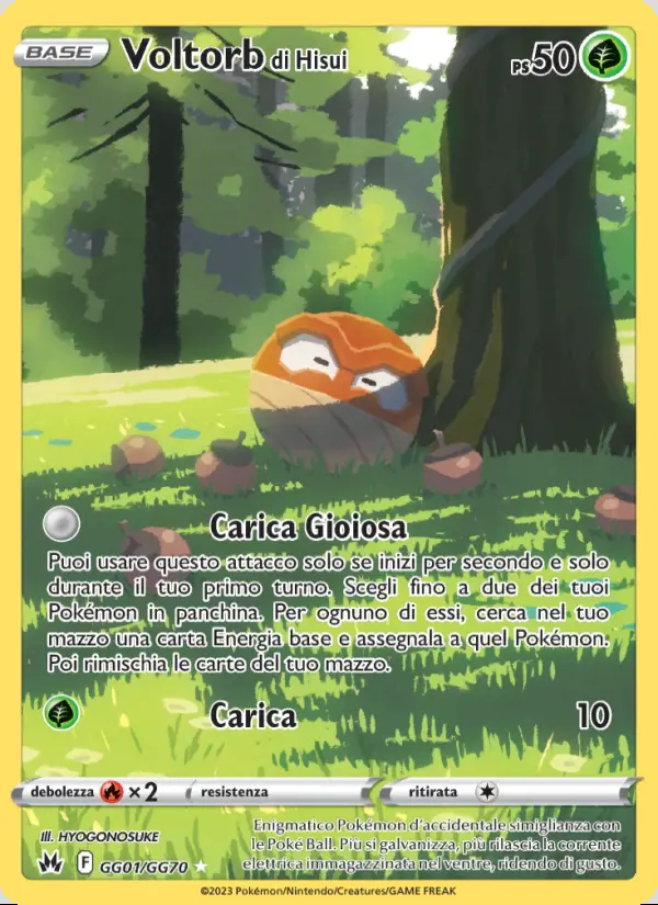 Image of the card Voltorb di Hisui