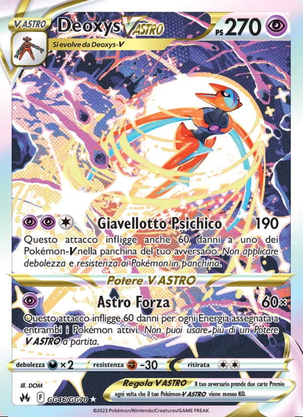 Image of the card Deoxys V ASTRO