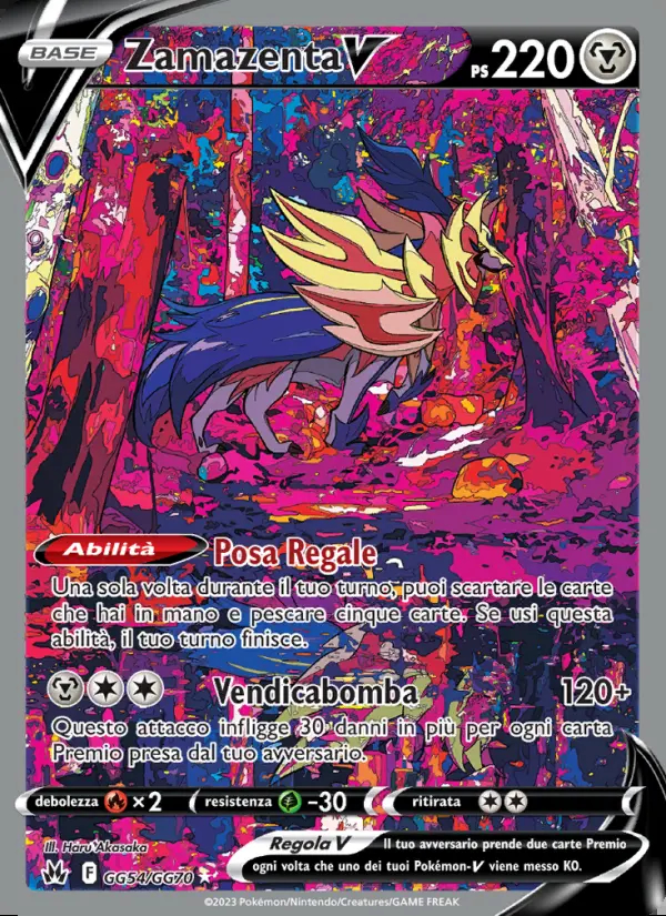 Image of the card Zamazenta V