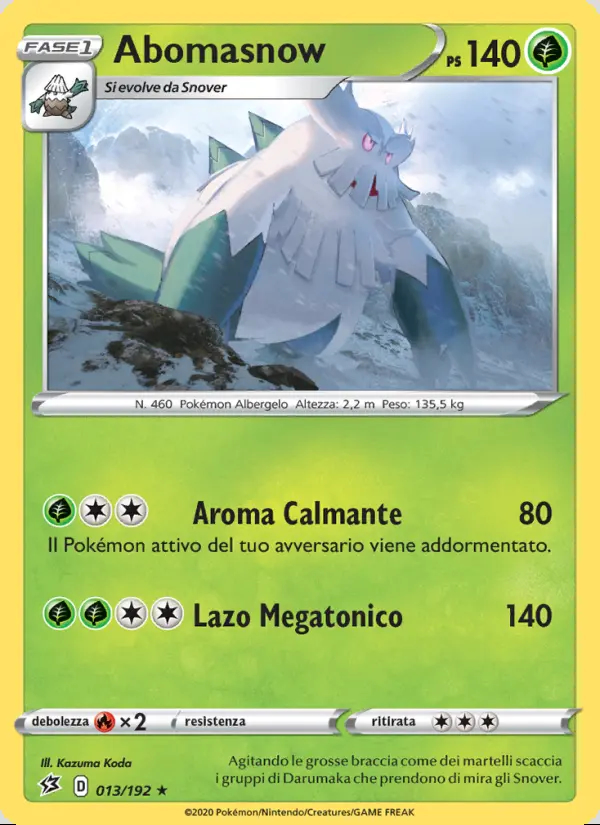 Image of the card Abomasnow